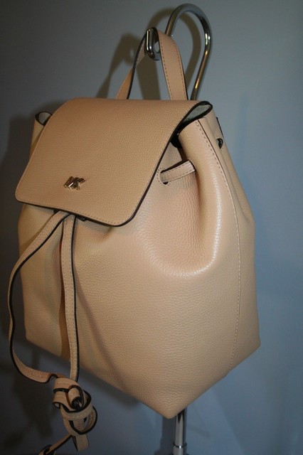 junie medium pebbled leather backpack