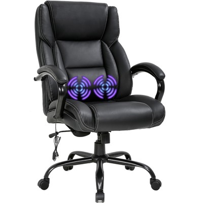 Big And Tall Office Chair 500lb Wide Seat Desk With Lumbar Support Armrest Big And Tall Office Chair 500lb Wide, Tall Office Desk Chairs