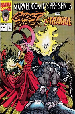 MARVEL COMICS PRESENTS #104 WOLVERINE & NIGHTCRAWLER / GHOST RIDER NEVER READ