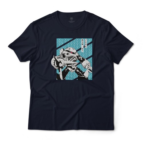 MSM-07 Z'Gok Traje Anfibio Móvil Gundam Anime Arte Gráfico Camiseta Unisex - Imagen 7 de 9