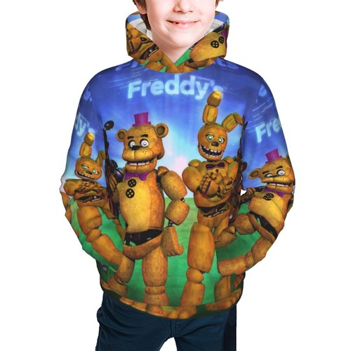 Five Nights at Freddy's Boys Youth Hoodies Casual Pullover Sweatshirts 7-20 Year - Picture 28 of 29
