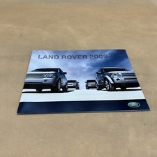 2009 LAND ROVER FULL LINE ORIGINAL DEALER SALES BROCHURE CATALOG BOOKLET