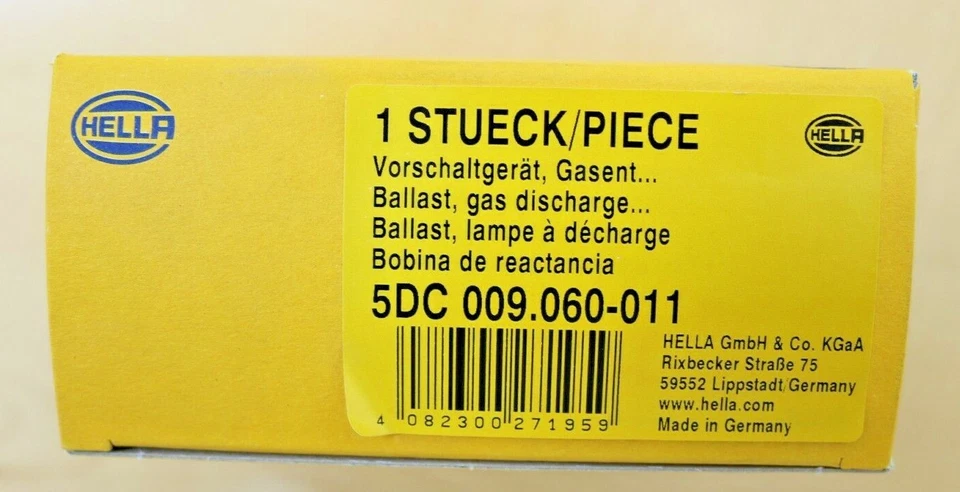 Unidad de control Hella NUEVA 5DC 009 060 011 Foto 2 de 3