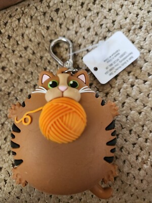 Bath and Body Works PocketBac Holder FAT CAT WITH YARN