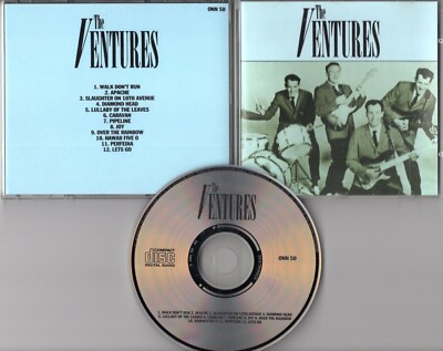 The Ventures CD s/t THE VENTURES UK Rock Surf # ONN 50 - DISCTRONICS S ONN 50 01