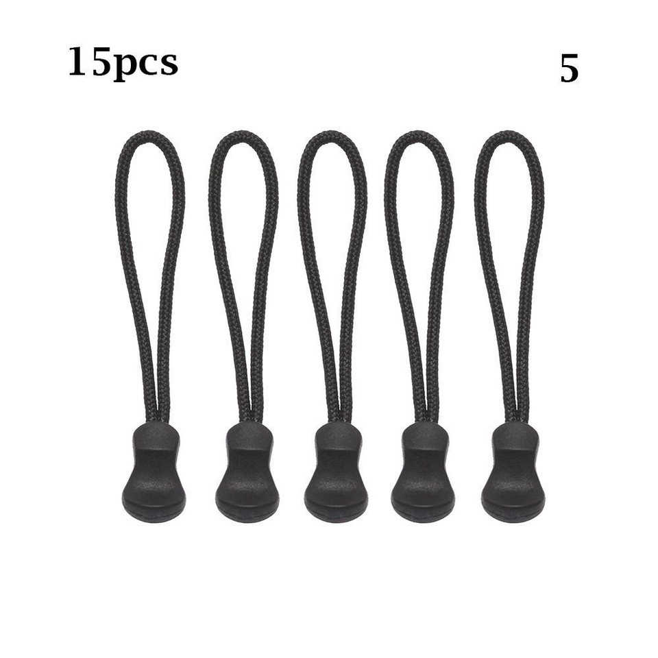 Clip Buckle Zip Puller Replacement Ends Lock Zips Zipper Pull Cord Rope