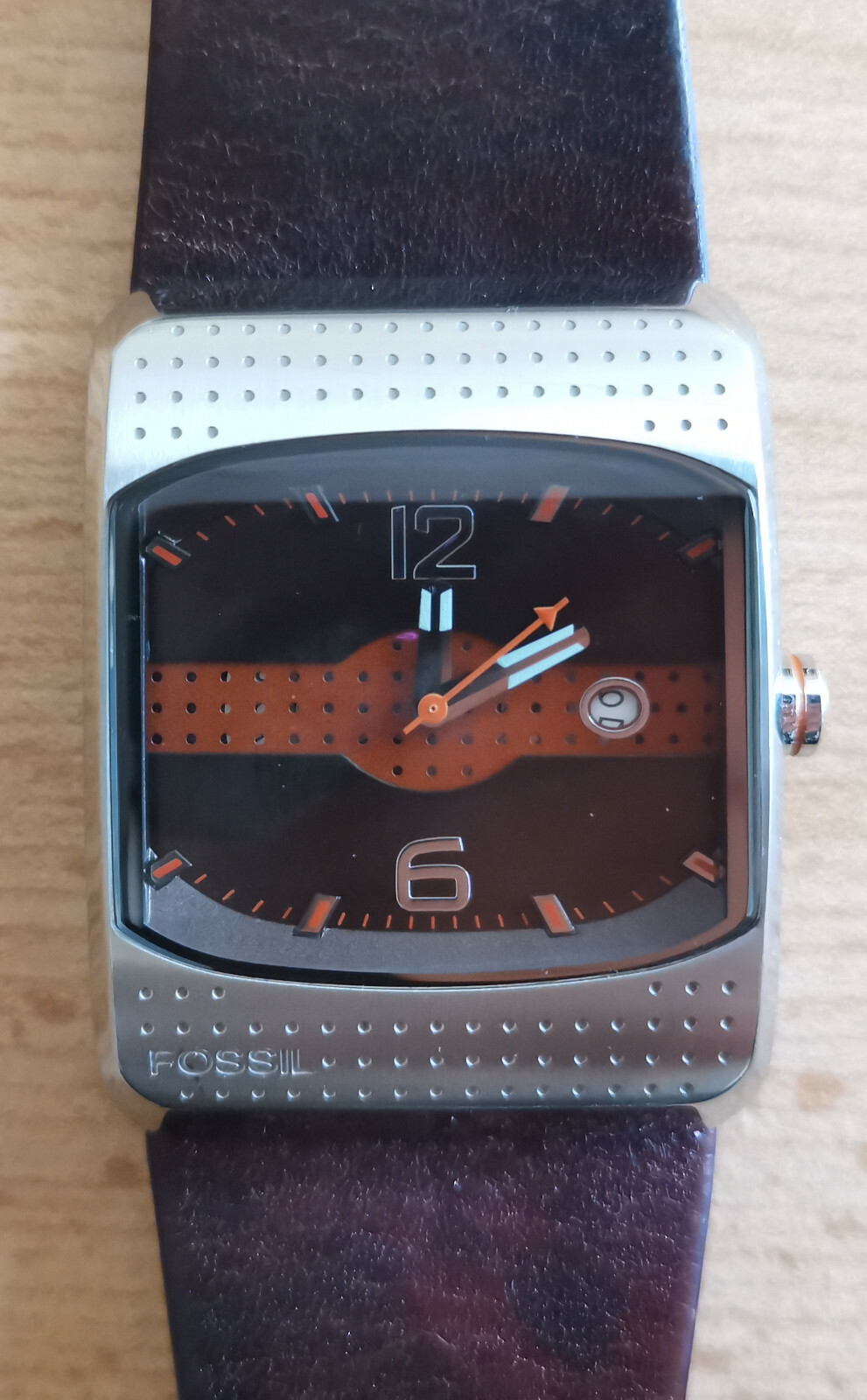 Fossil JR-9389 Uhr Quarzuhrwerk analog Dornschließe Lederarmband 