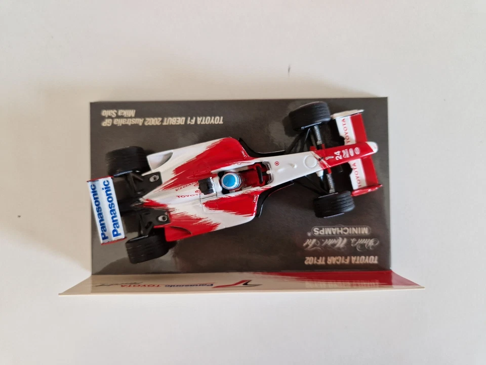 Minichamps 1/43 Toyota TF102 M. Salo - Debutto, GP Australia 2002 (Japan Ed.) - Immagine 3 di 4