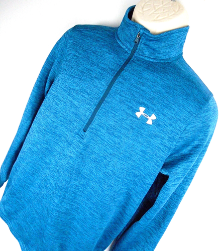 Under Armour Cold Gear Loose Fit 1/2 Zip Men's Pullover Athletic Shirt Size S - Picture 3 of 6