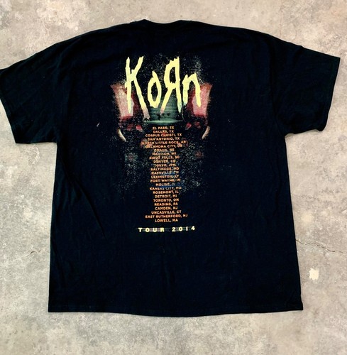 Camiseta Korn The Paradigm Shift 2013 para hombre talla 2XL nueva stock antiguo - Imagen 2 de 6