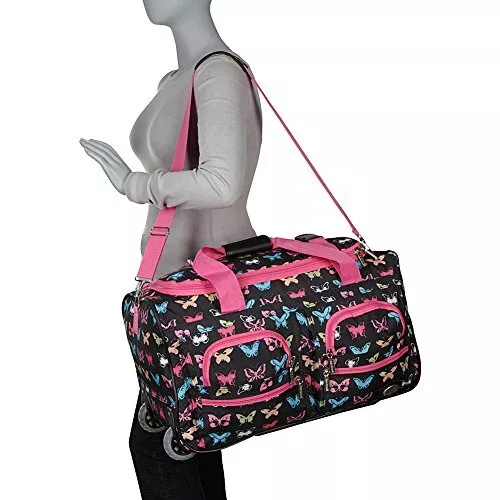 22 inch rolling duffle bag sales