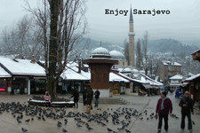 4 AK z SARAJEWA ++ Memorial Sebilj i Kovaci
