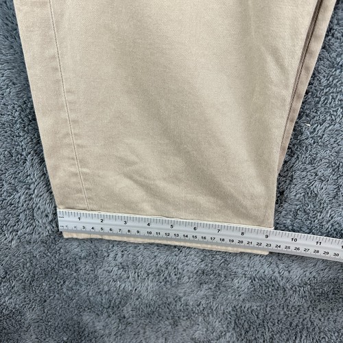 Vintage Orvis Chino Trousers Tapered Beige 36x31 Mens Outdoor Hunting Walking - Picture 15 of 17