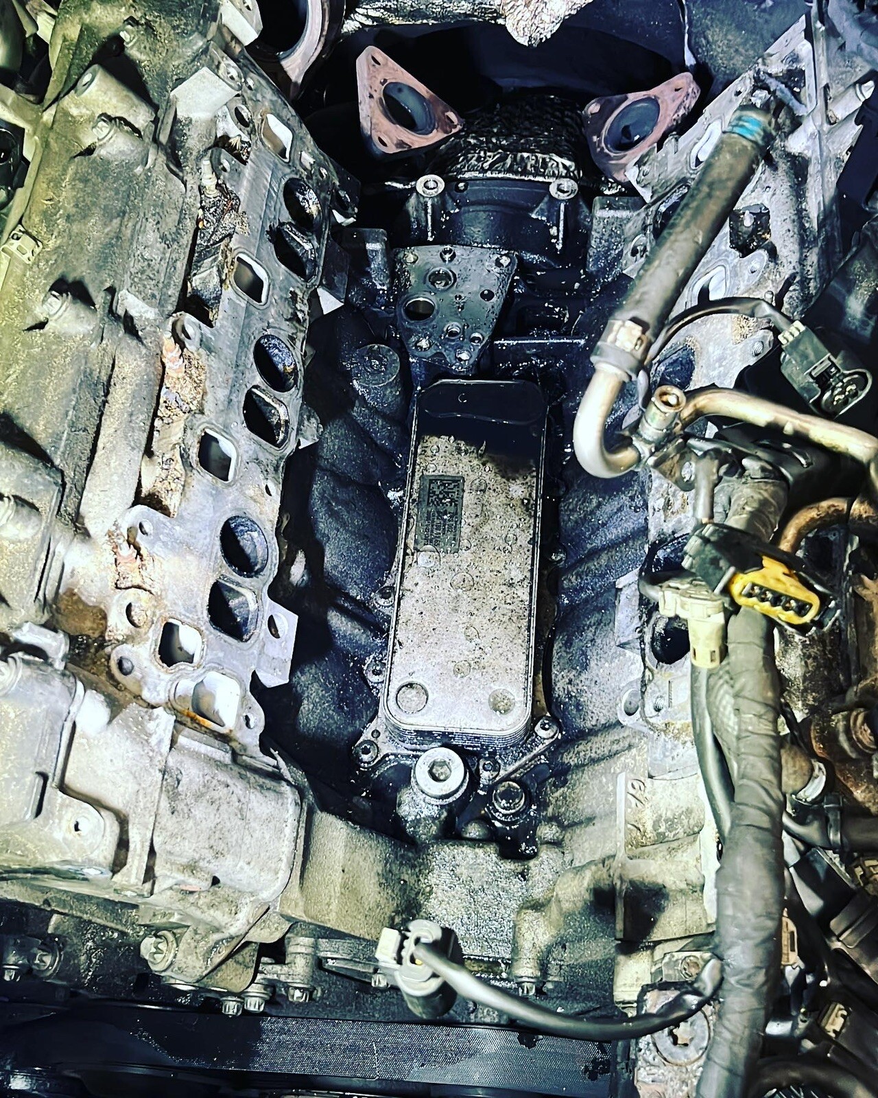 MERCEDES OM642 OIL COOLER REPLACEMENT SERVICE, GENUINE PARTS eBay