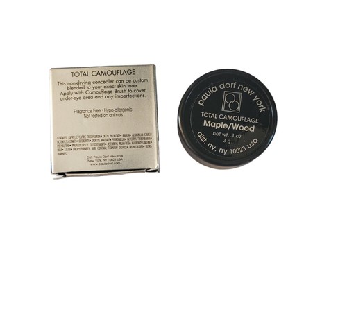 Paula Dorf Total Camouflage Concealer Maple / Wood 0.1 oz New In Box NIB VHTF - Picture 2 of 2