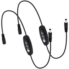 DC Power Cable with 3 Speed Switch 5V DC Jack Extension Cord with Inline 3 Po...