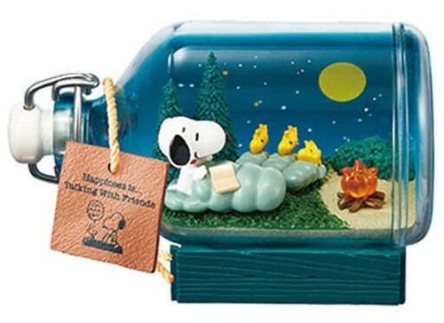 Re-Ment Peanuts Snoopy Happiness with Friends Miniature Figure Terrarium Display - Picture 2 of 19
