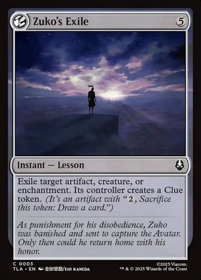 FOIL Zuko's Exile - MtG TLA-EN