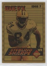 1994 Collector's Edge Edge F/X Gold Silver Back Sterling Sharpe #EDGE7 1i3