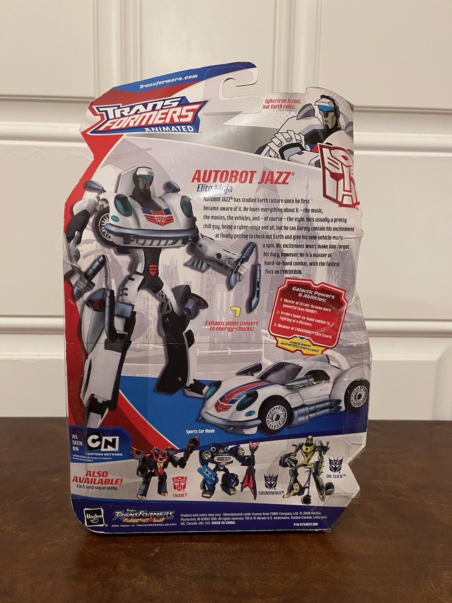 Hasbro Transformers Animated Deluxe Autobot Jazz Action Figure for