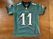 Youth Kids Nike Philadelphia Eagles Carson Wentz #11 Green NFL Football Jersey