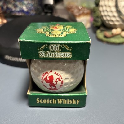 1982 Old St. Andrews Scotch Whisky 50ml Golf Ball Decanter Bottle Vintage Empty