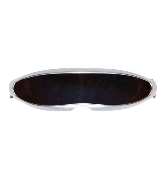 Silver Robot Glasses Futuristic Fancy Dress Sci Fi Sunglasses