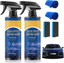 2PCS Car Coating Spray, Quick Effect Coating Agent, Quick-Advanced Car Acting Co