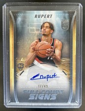 2023-24 Topps 3 Rayan Rupert Full Court Signs RC Rookie Auto #/49 Trail Blazers