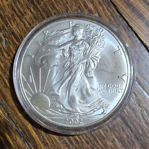 2002 1 oz Silver American Eagle (Brilliant Uncirculated)