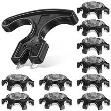 10 Pcs Golf Shoe Spikes Universal Replacement Golf Spikes Cleats Golf Shoe