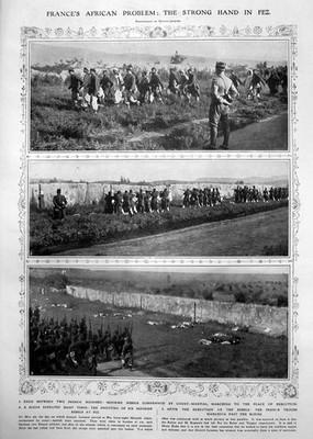 Old Moorish Rebels Executed Fez Sunk Vendemiaire Submarine Alecto 1912 20th