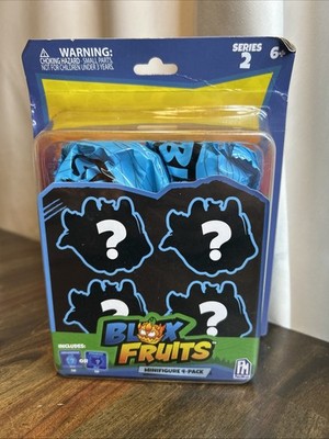 Roblox SERIES 2 Blox Fruits MINIFIGURE Mystery 4 Pack & 1 DLC Code