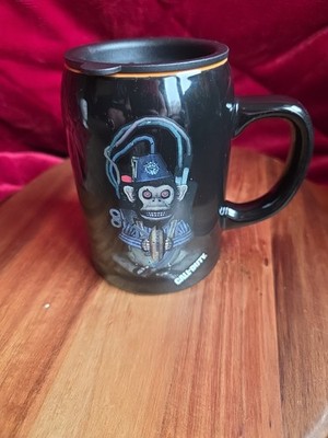 Rare Call Of Duty Cymbal Monkey Bomb Coffee Mug 2016 With Lid