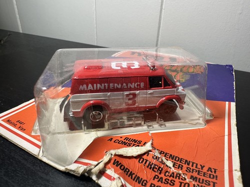 1978 TYCO TCR Command Control DODGE MAINTENANCE VAN Slotless Car Sealed 6481 LIT - Picture 3 of 4