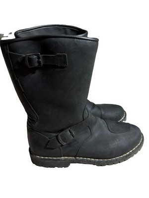 TCX Black Waterproof Motorcycle Boots 7096W Fuel WP Men s Size 12