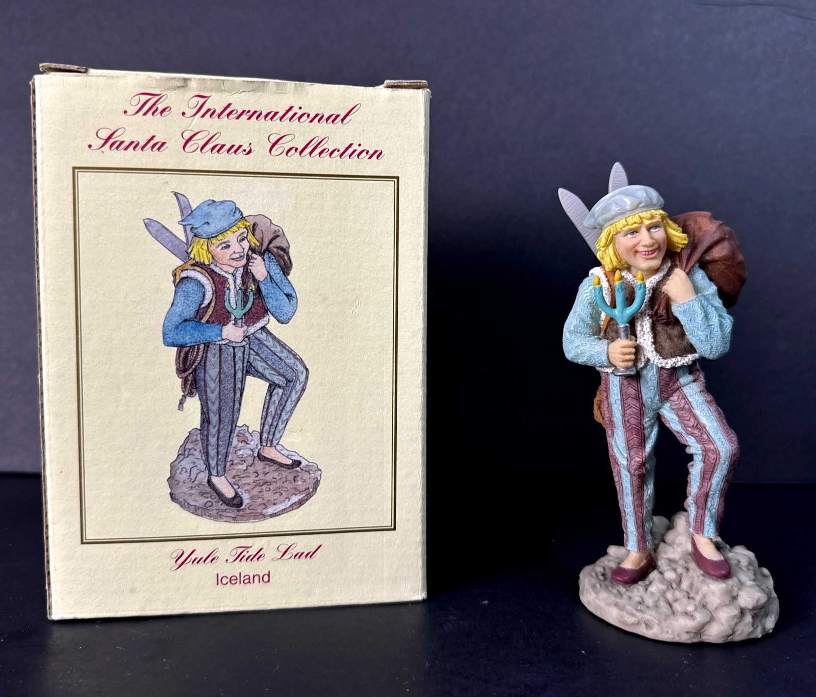2000 International Santa Claus Collection Yule Lad Iceland Figurine w/ Box SC45