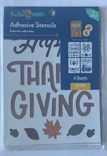 Adhesive Stencils Thanksgiving