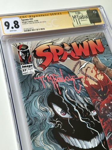 Todd McFarlane Signed Spawn #37 (CGC 9.8 ss) 1st Appearance The Freak 1 Hot Book - Picture 3 of 5