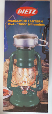 DIETZ 2000 Millennium Petroleumlaterne Lampe Kocher warm-up Kerosene Lantern NEU
