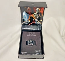 Star Wars DARTH VADER Stainless Steel Ring 2015 SalesOne +box Size 10 blk silv