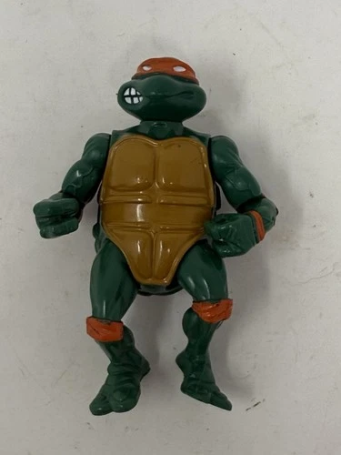 1988 TMNT Michelangelo Action Figure Vintage Playmates Ninja Turtles OG