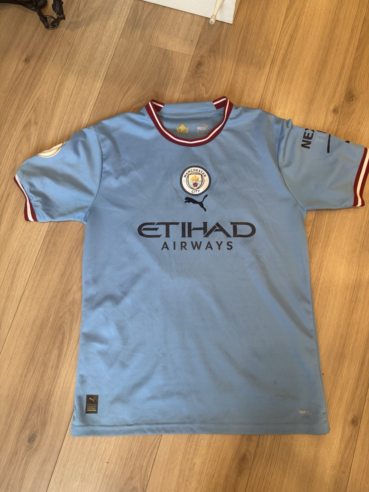 Manchester City 22/23 Home Jersey Puma #9 Erling Haaland - Large