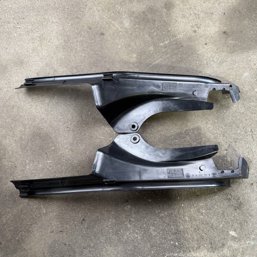 OEM 92-99 BMW E36 Sedan Rear Door Sill Set Of 2 Left And Right Black 81222405147 - Picture 3 of 6