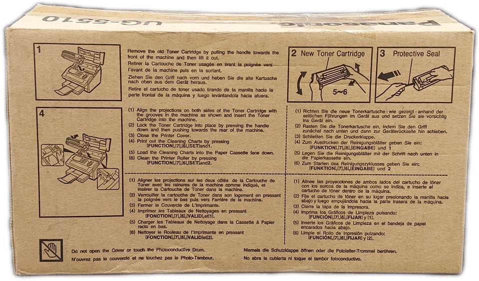 Cartucho de tóner negro genuino Panasonic UG-5570 Foto 4 de 4