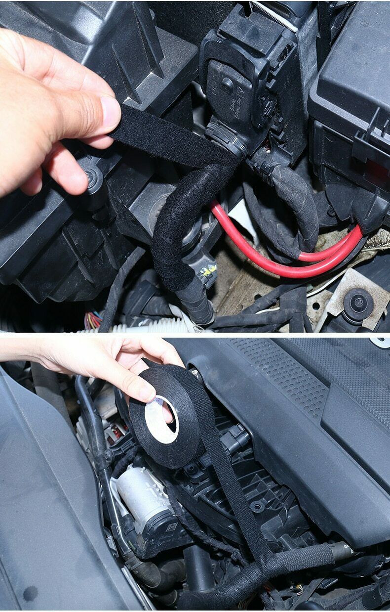 4 Rolls Cloth Tape Wire electrical wiring harness car auto suv truck 19mm*15mm