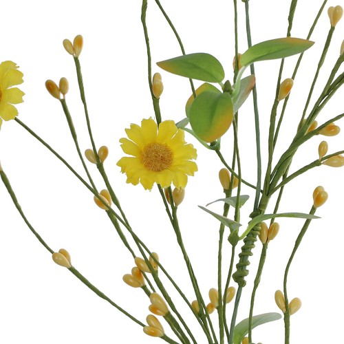 LLZLL Frühling Gänseblümchen Girlanden - 5 Fuß/60 Zoll lang gelb mit grünen Blättern und Pip... - Bild 4 von 4