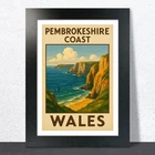 Pembrokeshire Coast Travel Poster