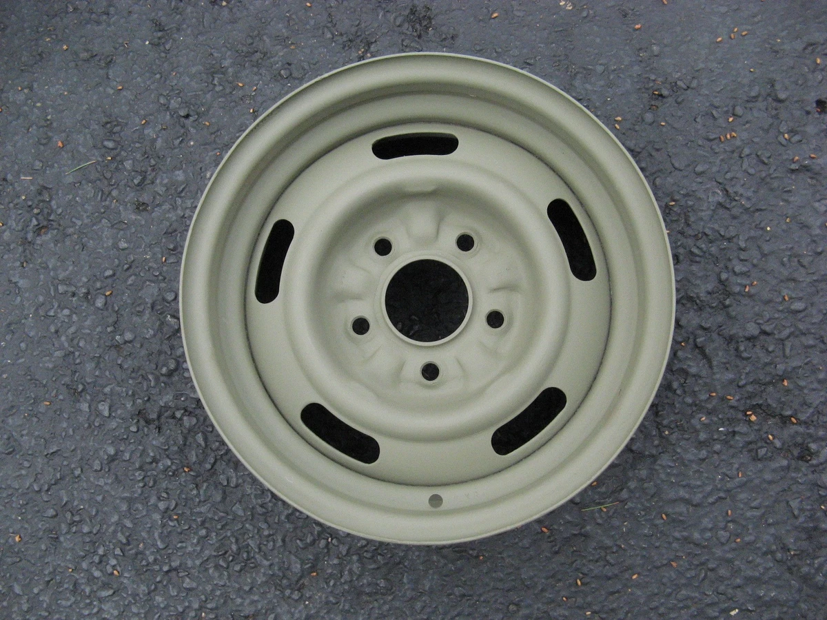 1968-69 Chevrolet Original 14 x 6 Rally Wheel, 1, XG Code, Bare