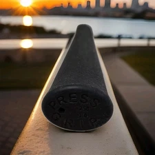 L.A.B. Golf Press OG 3.0 oval 3º Forward Black Putter Grip Textured No Logo